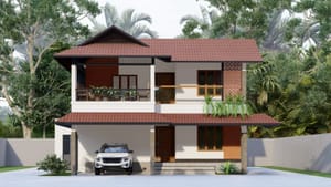 The hallmark of an elegant Kerala design 4 BHK home